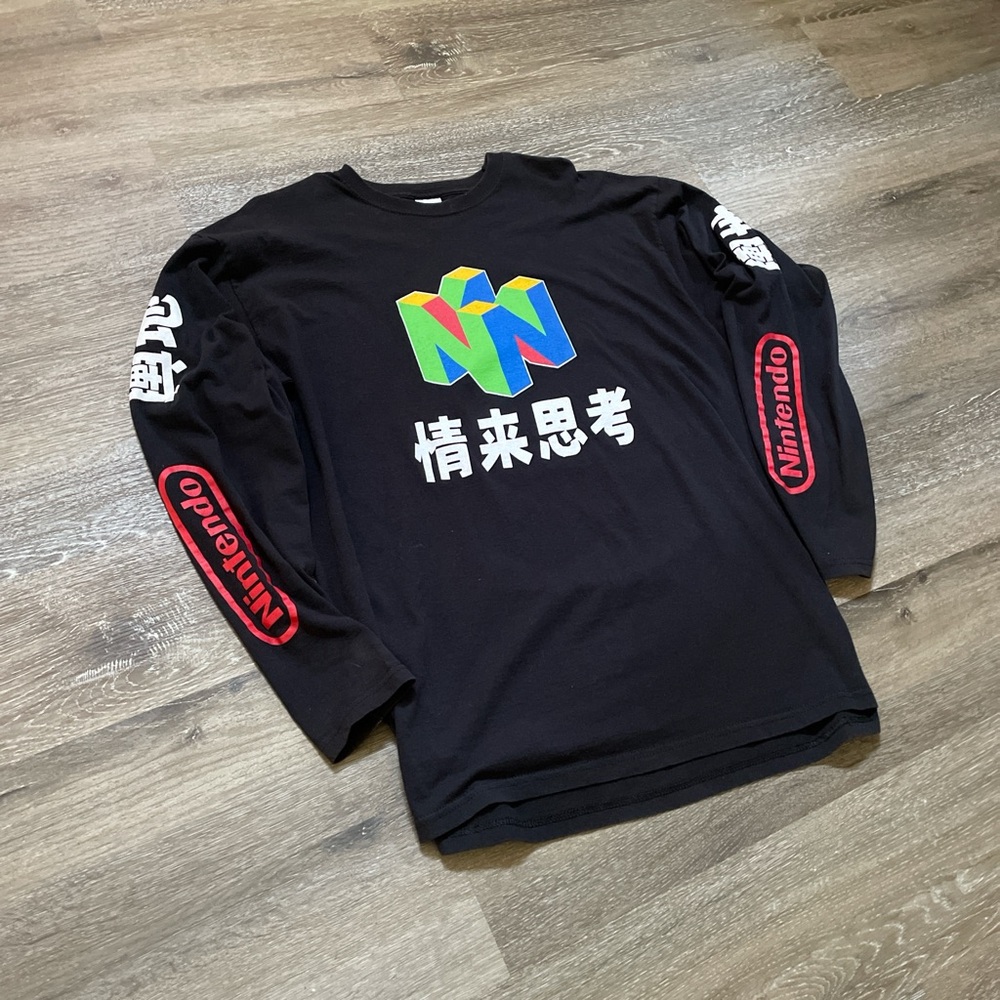 Retro Nintendo N64 long sleeve tee